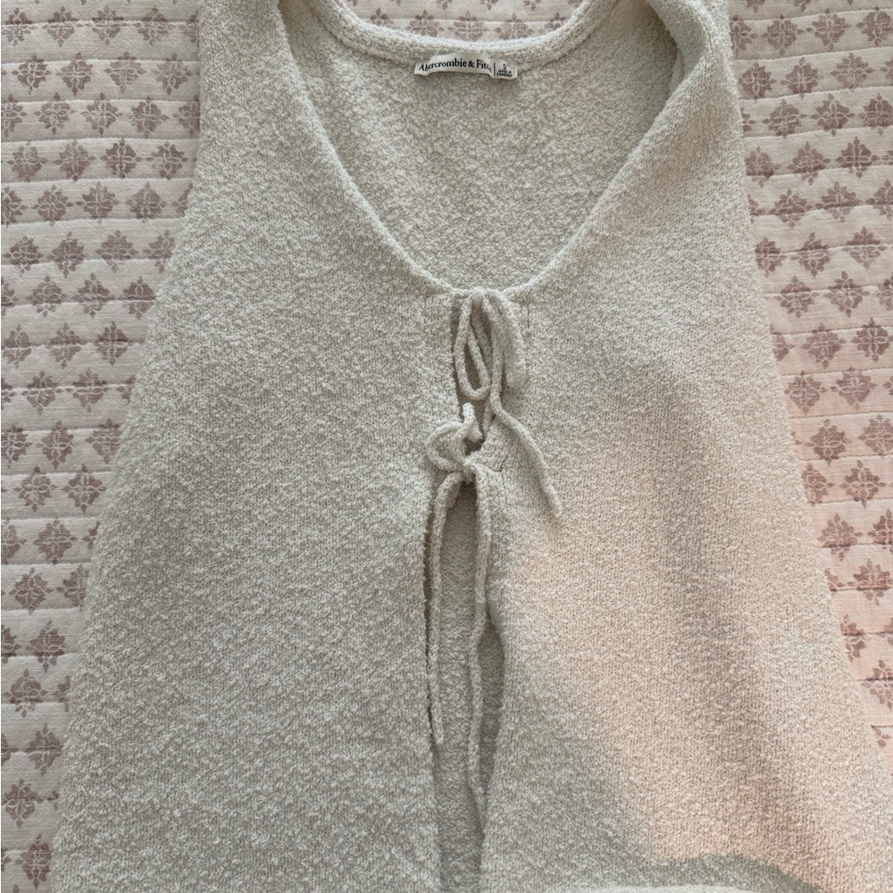 Abercrombie - Tie Front Knit Tank Top
